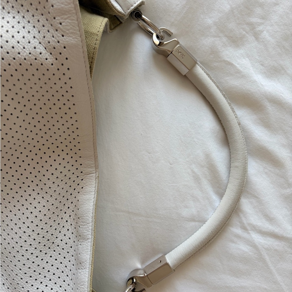 YSL Roadie Hobo Bag - White - Picture 7 of 11
